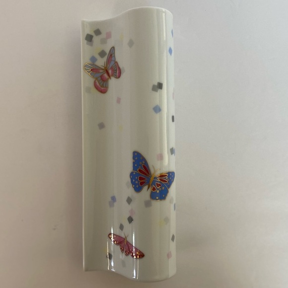 Papillon Toscany Collection Jc/EF Design Japan Butterfly Vase 7.5” - Picture 10 of 11